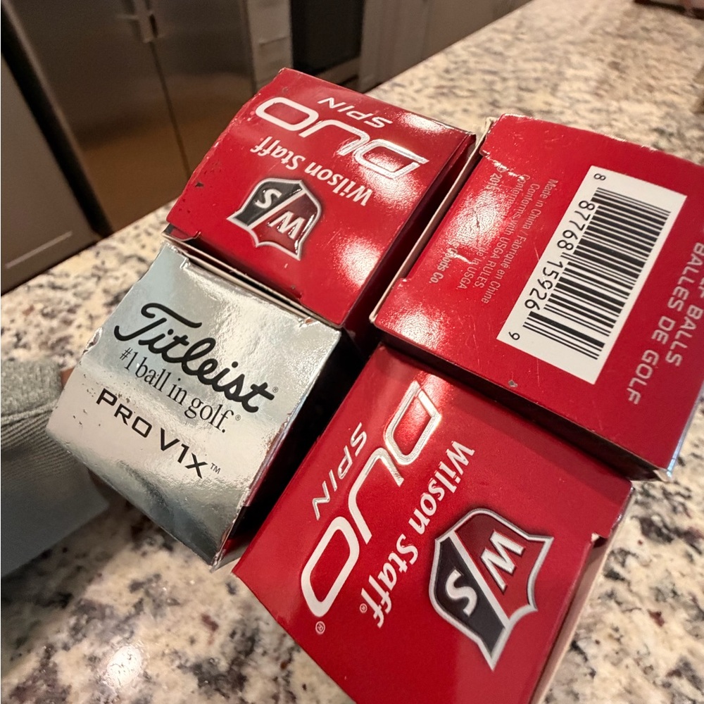 Titleist Pro V1x & Wilson Staff Duo Golf Balls (10)